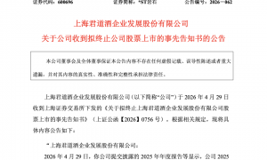 *ST岩石收到拟终止上市事先告知书 或成白酒退市第一股