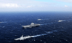 日本反对无效，当着全世界的面，中方发出通报，绝不允许家门口生乱生战