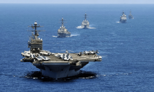 中外舰艇激烈对峙！太原舰瞬间进入战斗状态，距开火只差最后一步